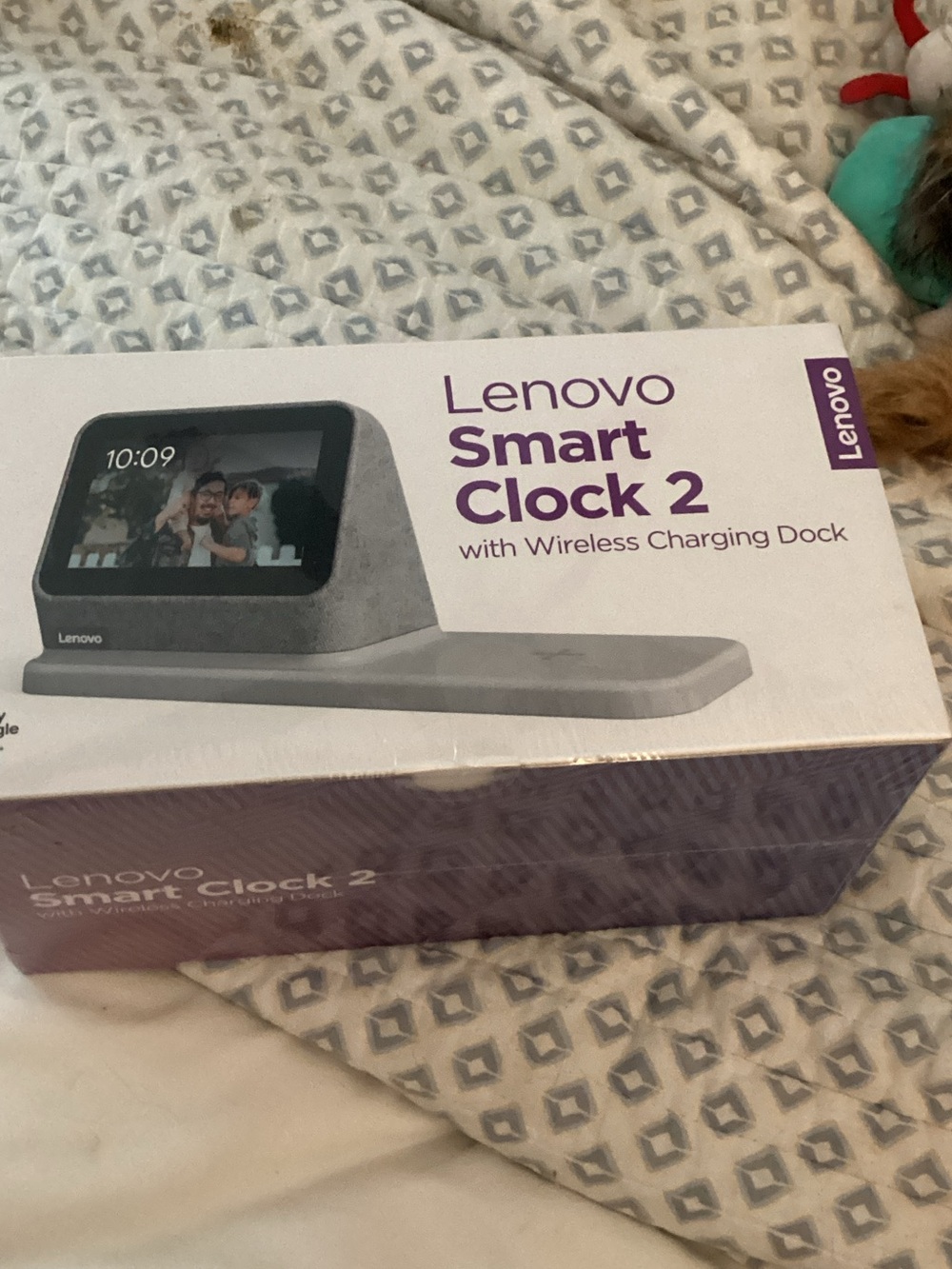 Lenovo smart clock 2 with wireless charging dock